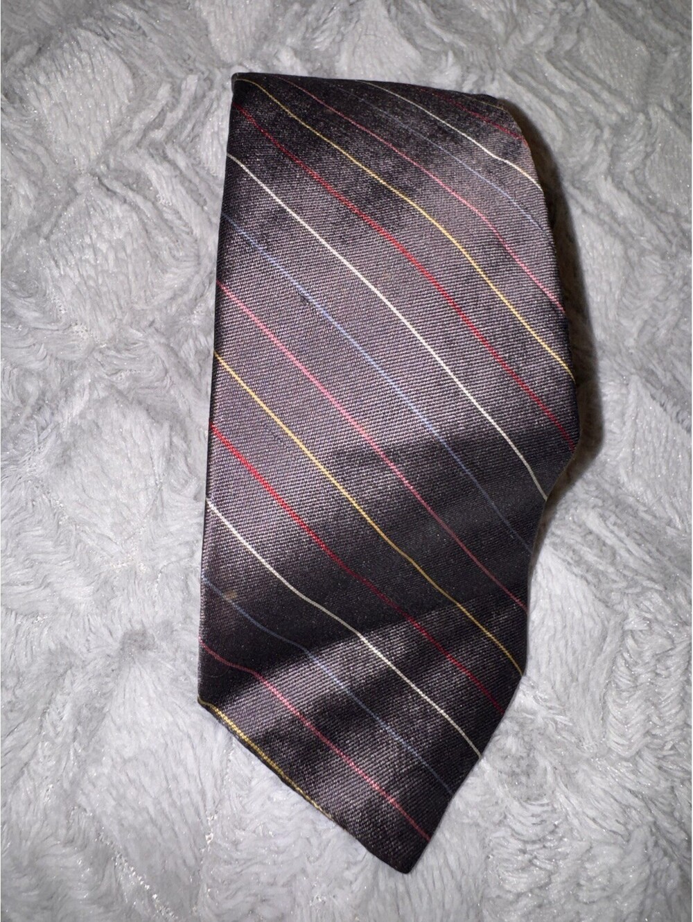 silk stripe mens tie Made By Rooster